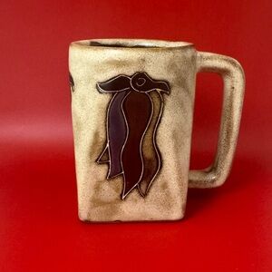 Design by Mara Chili Pepper Mug Mexico – Square Stoneware Cup Mug
